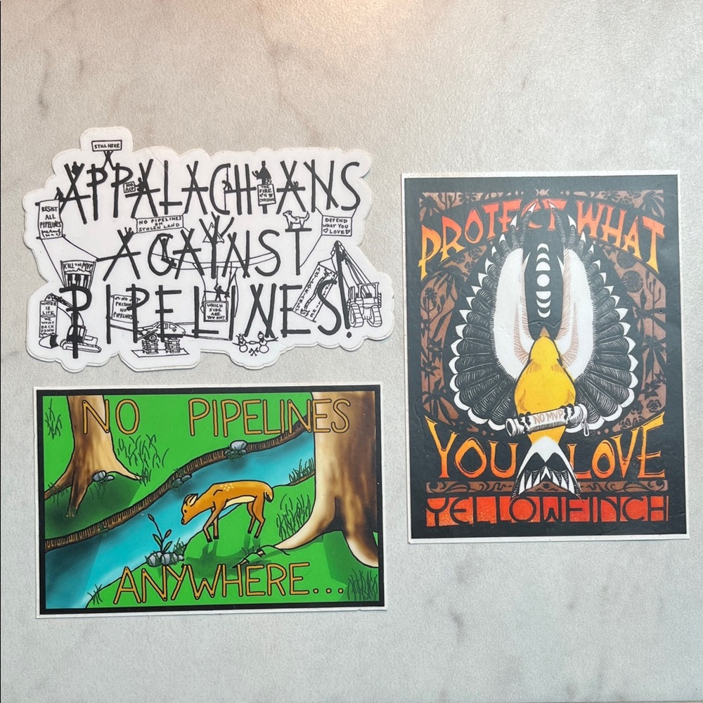Set of Environmental Awareness Stickers
